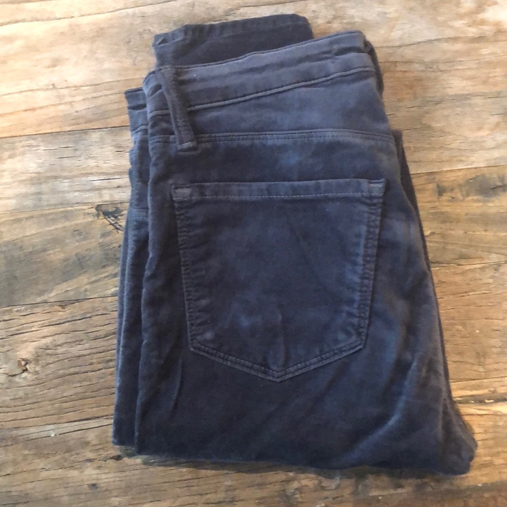 JBrand velvet super skinny legging asphalt size 26